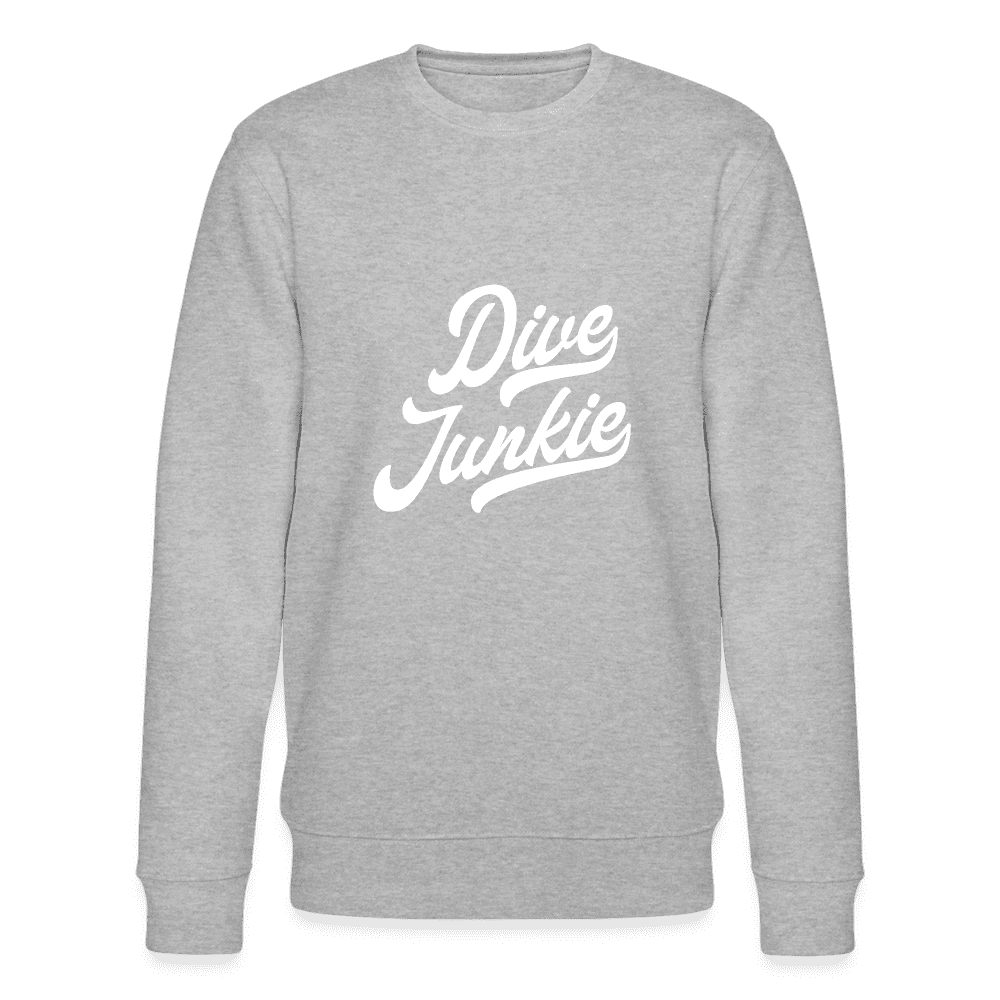 Dive junkie - Sweater (heren) - grijs gemêleerd