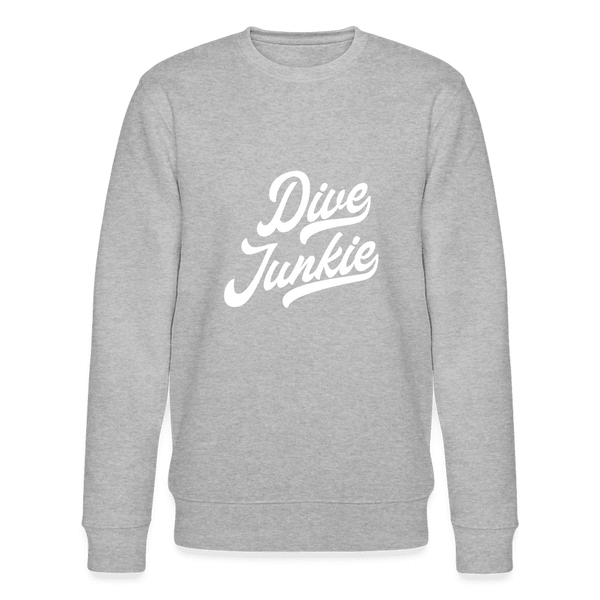 Dive junkie - Sweater (heren) - grijs gemêleerd
