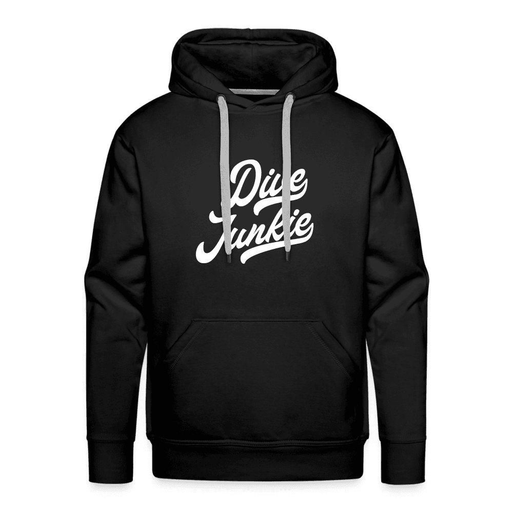 Dive junkie - hoodie (heren) - zwart