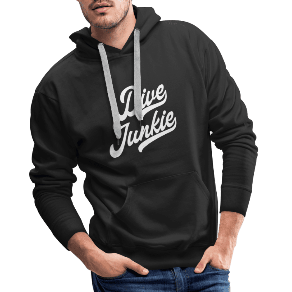 Dive junkie - hoodie (heren) - zwart