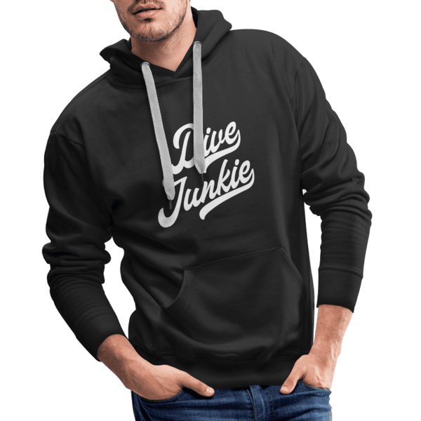 Dive junkie - hoodie (heren) - zwart