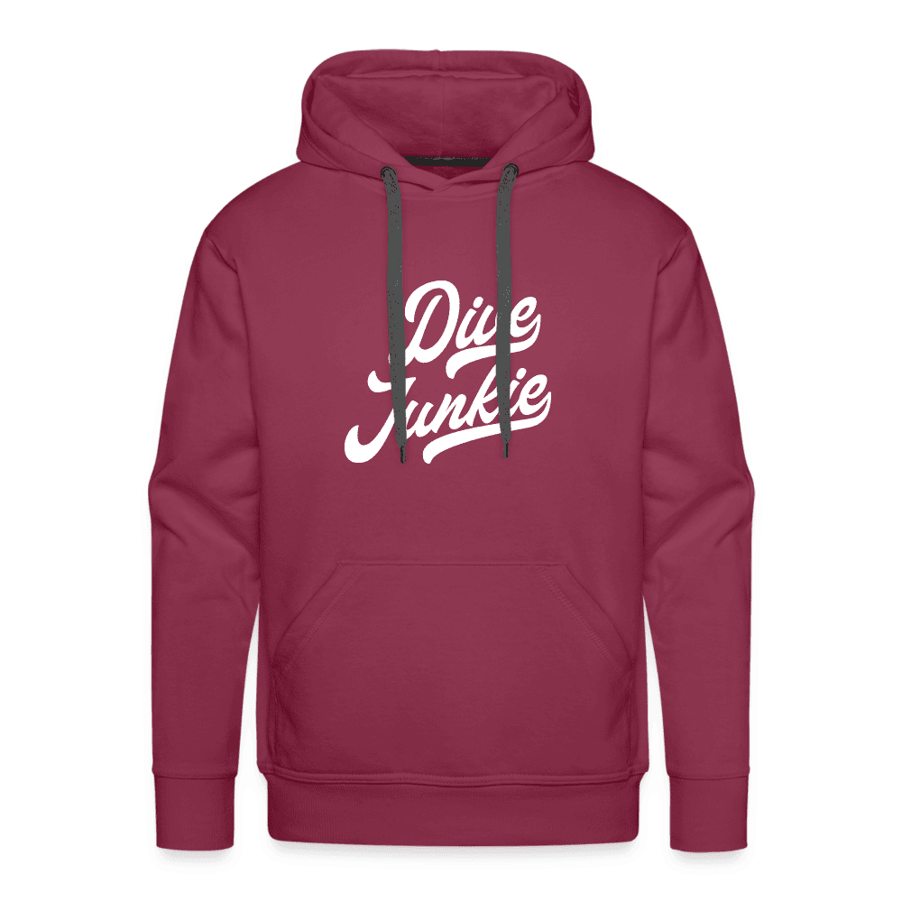 Dive junkie - hoodie (heren) - bordeaux