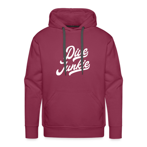 Dive junkie - hoodie (heren) - bordeaux