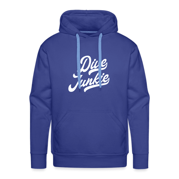 Dive junkie - hoodie (heren) - koningsblauw