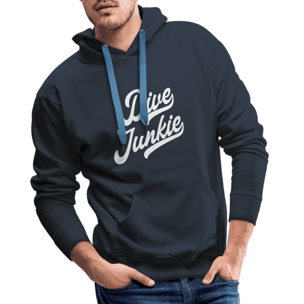 Dive junkie - hoodie (heren) - navy