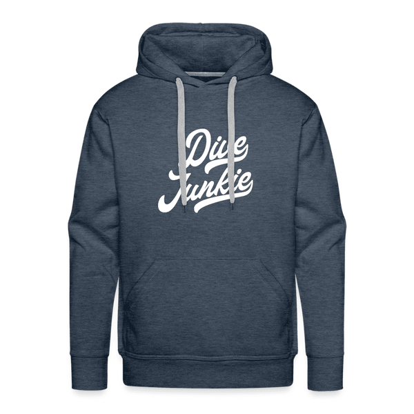 Dive junkie - hoodie (heren) - jeansblauw