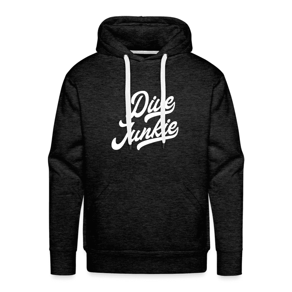 Dive junkie - hoodie (heren) - houtskool