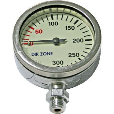 Manometer 63 mm 200bar chrome - D-Center