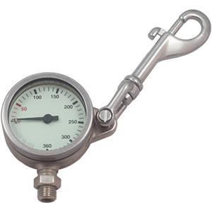 Manometer 52 mm 270 bar SNAP compleet - D-Center