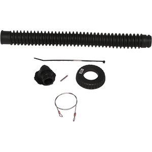 Geribbelde slang met elleboog - D-Center