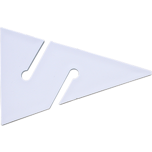 Cave Arrow wit 90 mm (10 stuks) - D-Center