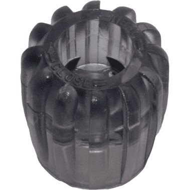 Rubber knop clear - D-Center