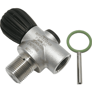 Rebreather kraan M25x2 G5/8 232bar - D-Center