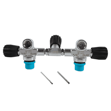 Manifold compleet 140mm M25x2 2xG5/8 232bar 154mm - D-Center