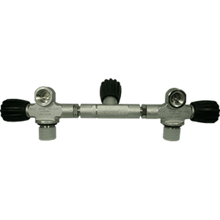 Manifold systeem voor 184 mm NPSM Alu dubbelsets compleet NPSM3/4 2xG5/8 232bar 215mm - D-Center