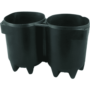 Tankvoet dubbel 171 mm voor dubbelsets - D-Center