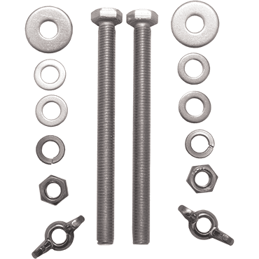 V4tec 140 mm kit RVS bouten voor D7, D8 of D8.5 - D-Center