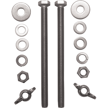 V4tec kit RVS bouten voor D10 of D12 - D-Center