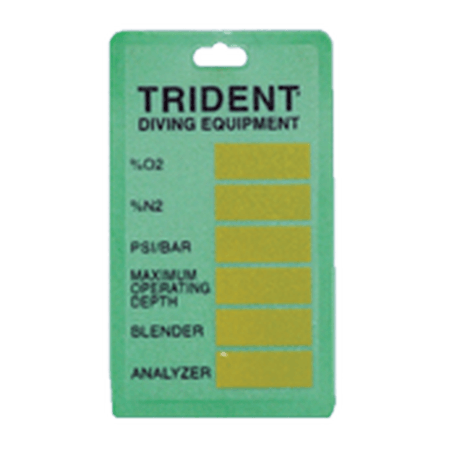 Nitrox label tag - D-Center