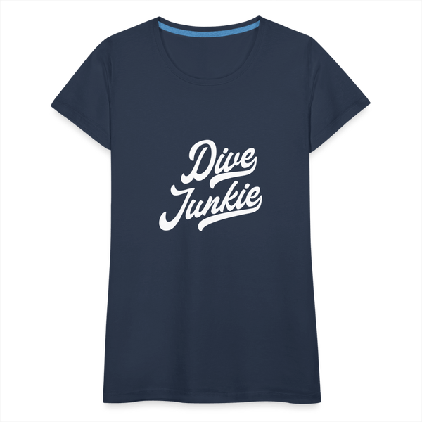 Dive junkie - T-shirt (dames) - navy