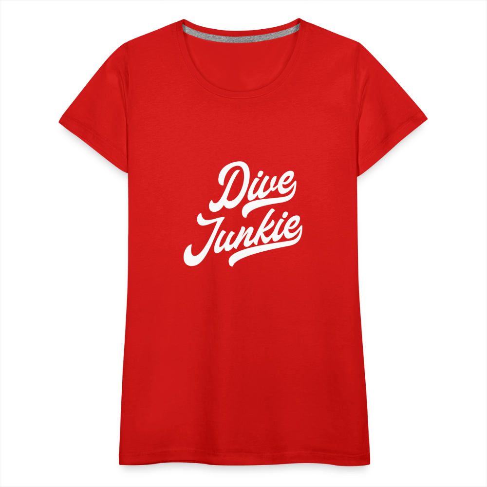 Dive junkie - T-shirt (dames) - red