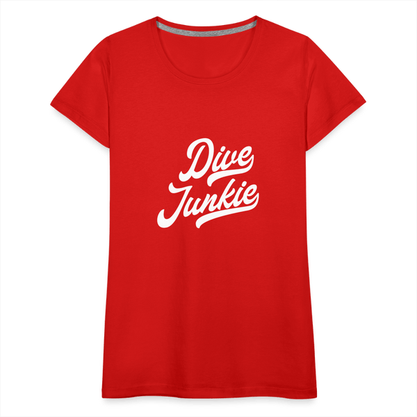 Dive junkie - T-shirt (dames) - red