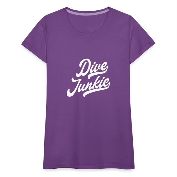 Dive junkie - T-shirt (dames) - purple