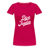 Dive junkie - T-shirt (dames) - dark pink
