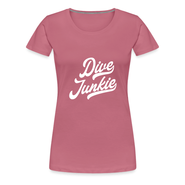 Dive junkie - T-shirt (dames) - mauve