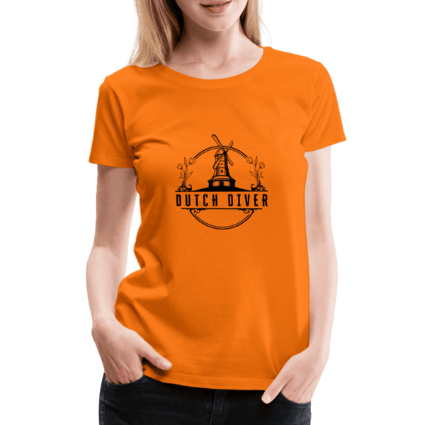 Dutch diver - T-shirt (dames) - orange