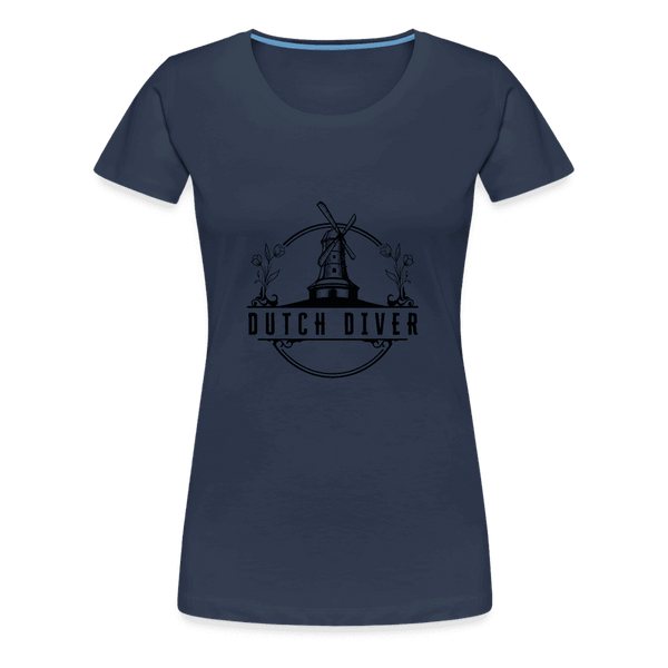 Dutch diver - T-shirt (dames) - navy