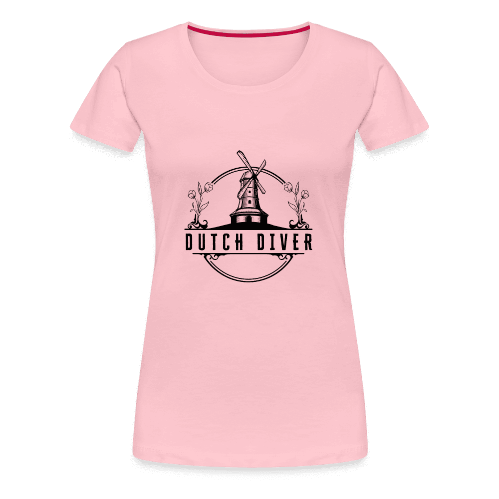 Dutch diver - T-shirt (dames) - rose shadow