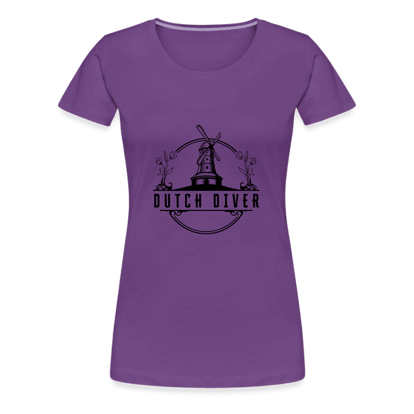 Dutch diver - T-shirt (dames) - purple