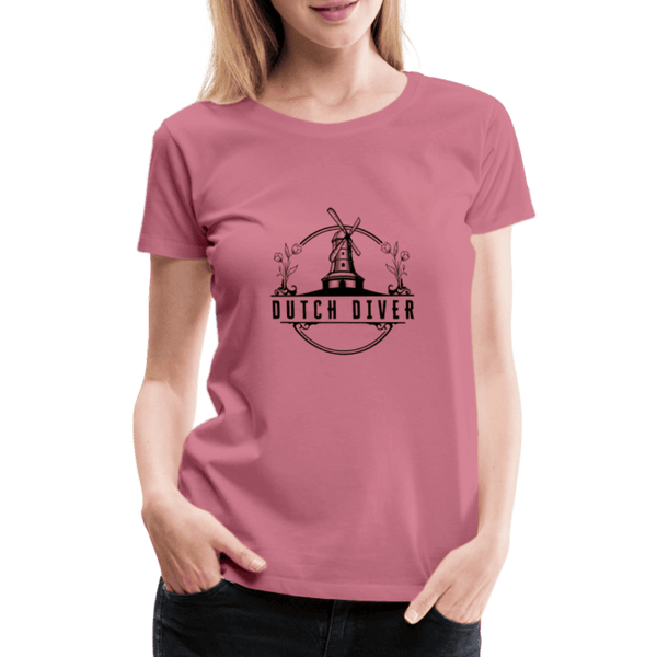 Dutch diver - T-shirt (dames) - mauve