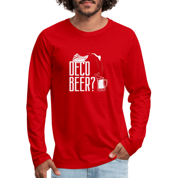 Deco beer - longsleeve (heren) - red