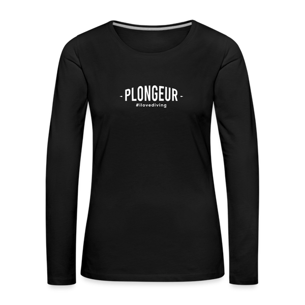 Plongeur - longsleeve (dames) - black