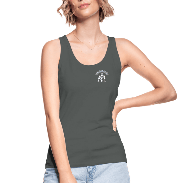 Belgian diver - topje (dames) - charcoal