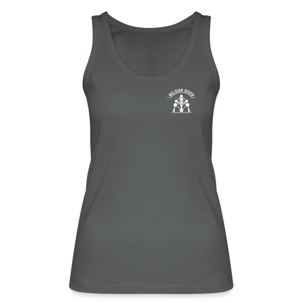 Belgian diver - topje (dames) - charcoal