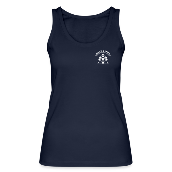 Belgian diver - topje (dames) - navy