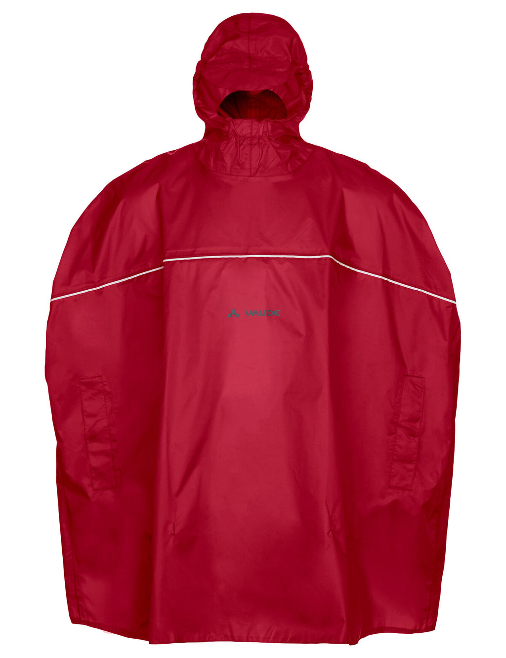 Kids Grody Poncho - indian red