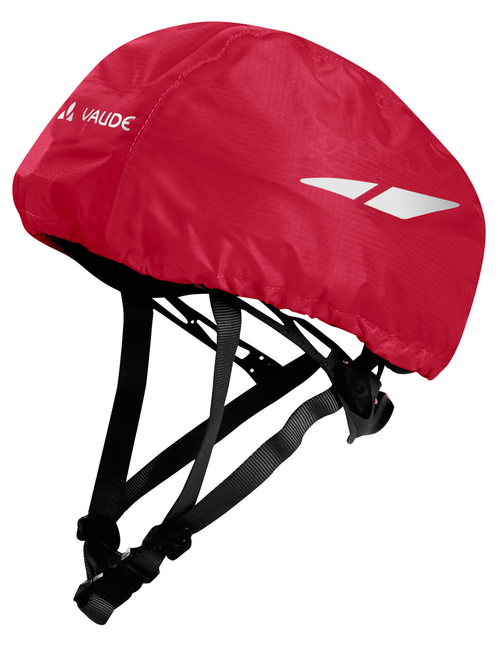 Kids Helmet Raincover - indian red