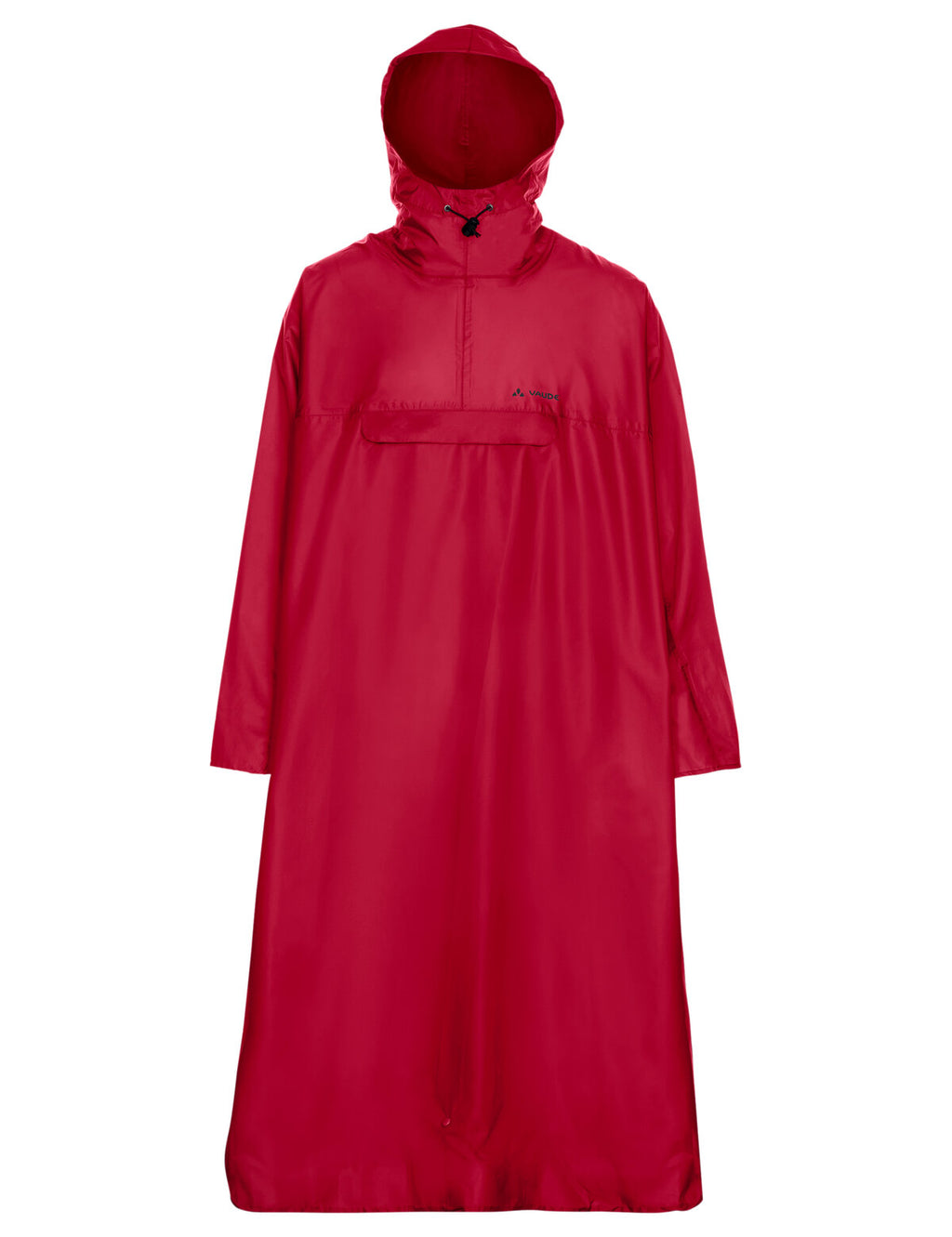 Hiking Backpack Poncho - indian red
