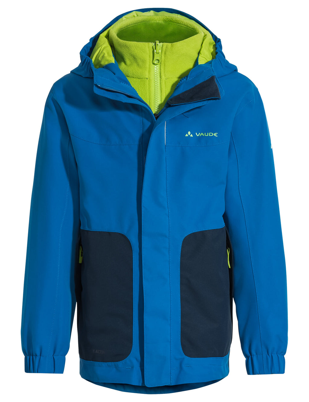 Kids Campfire 3in1 Jacket IV - radiate/green