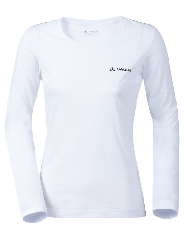 Women's Brand LS Shirt - white