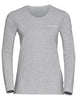 Women's Brand LS Shirt - grey-melange