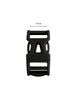 Steckschnalle 15 mm Single Adjust - black