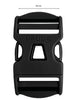 Steckschnalle 38 mm Dual Adjust - black