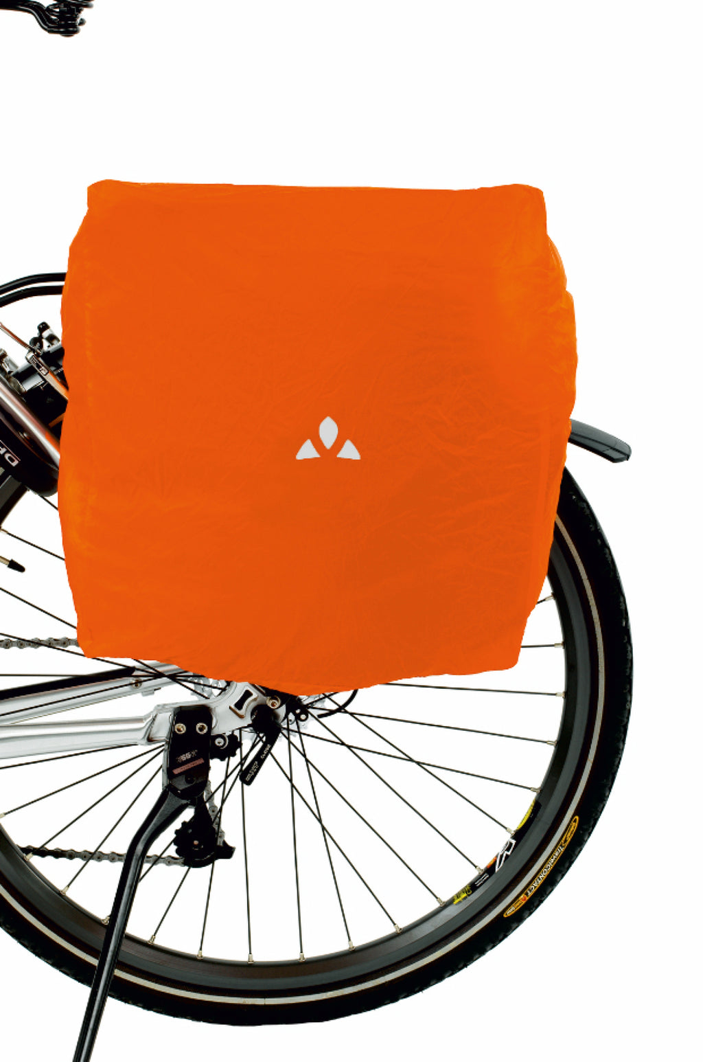 Raincover for bike bags - orange