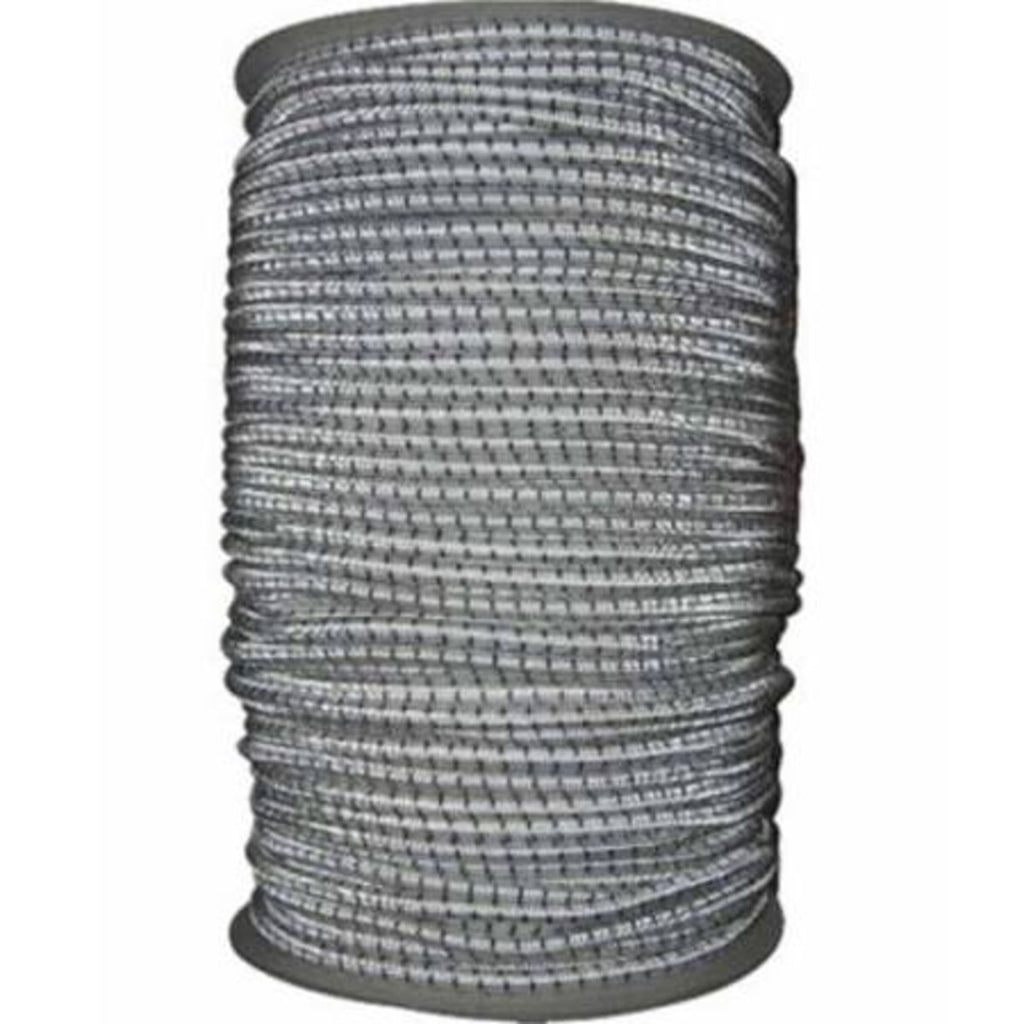 Shock Cord (roll with 200m) - blue/offwhite