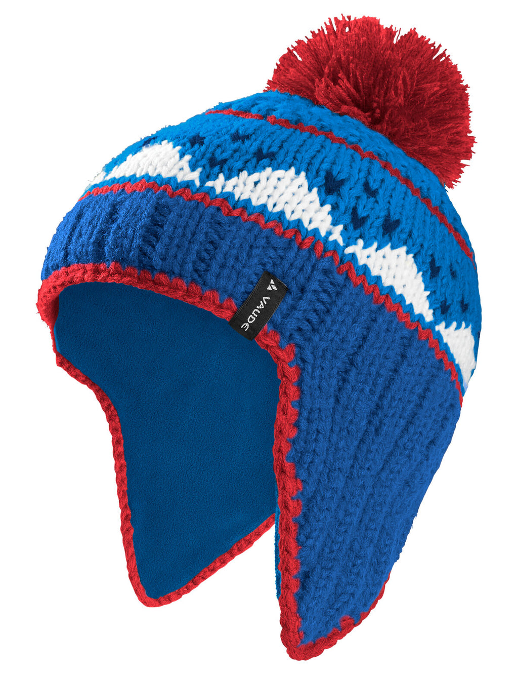 Kids Knitted Cap IV - signal blue